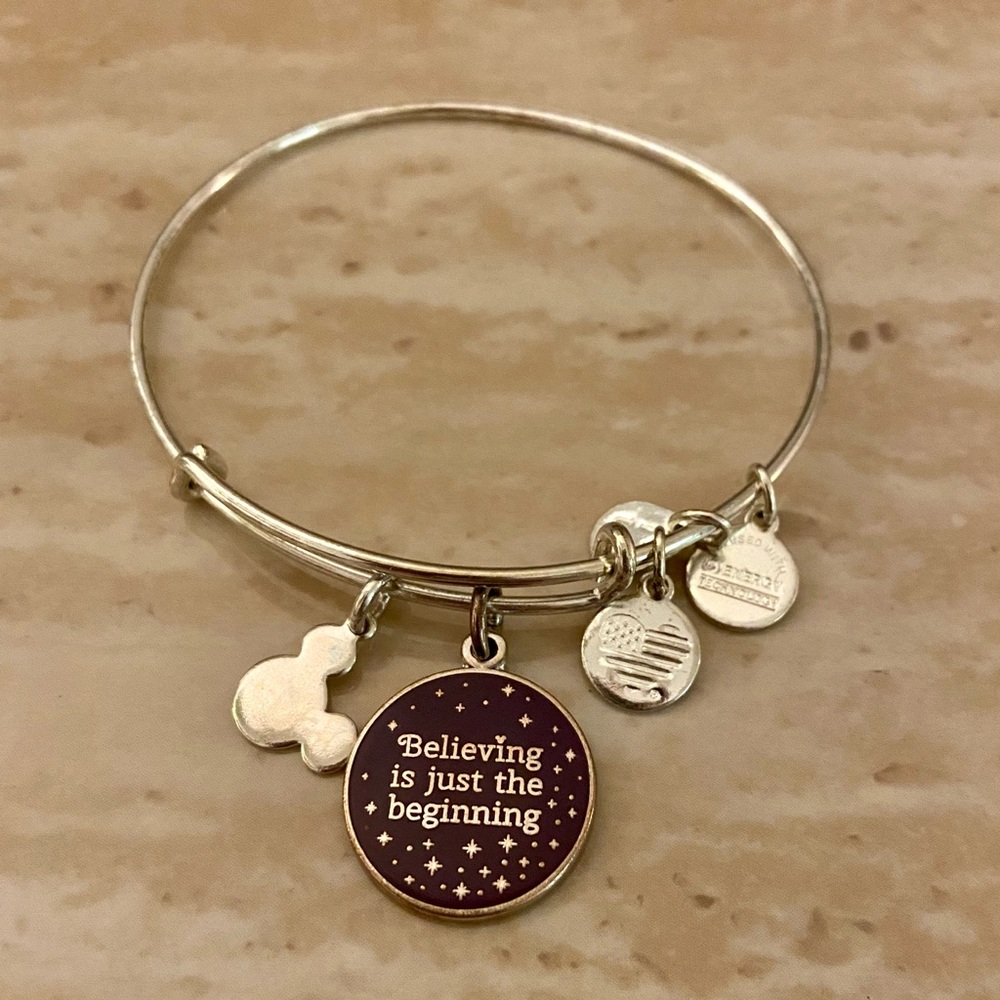 Disney Alex & Ani Bracelet “Believing Just the Beginning”